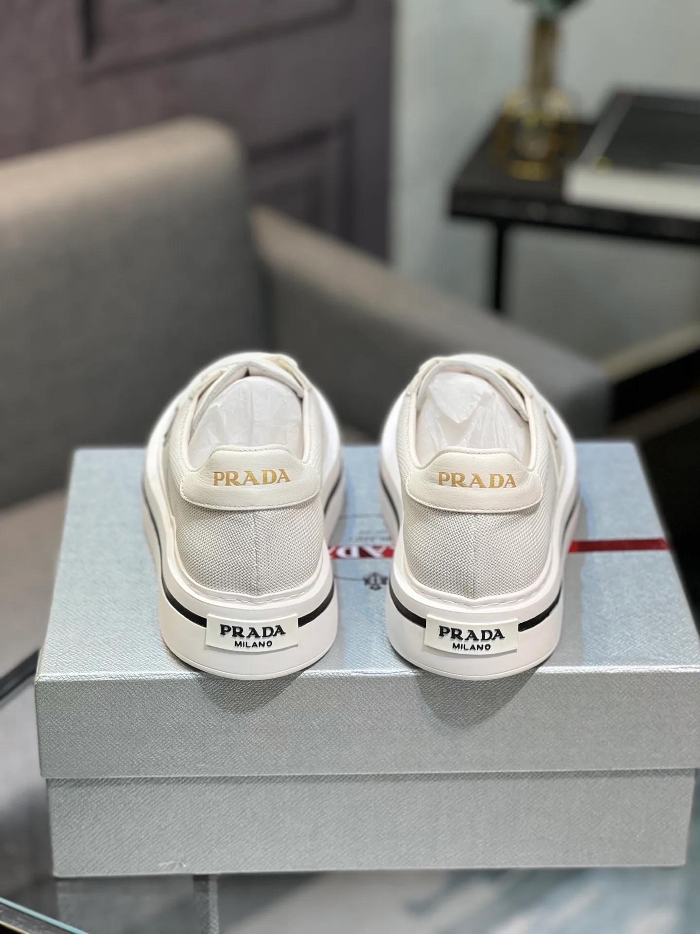 Men's shoes 💰580 [PRADA] Men's shoes are popular in the counter, the official website is synchronized, 1 high-quality shipment ✔️ Original frosted cowhide + cowhide lining, 1🆚1 replica, original sole, 38-45 (45 customized, non-refundable)